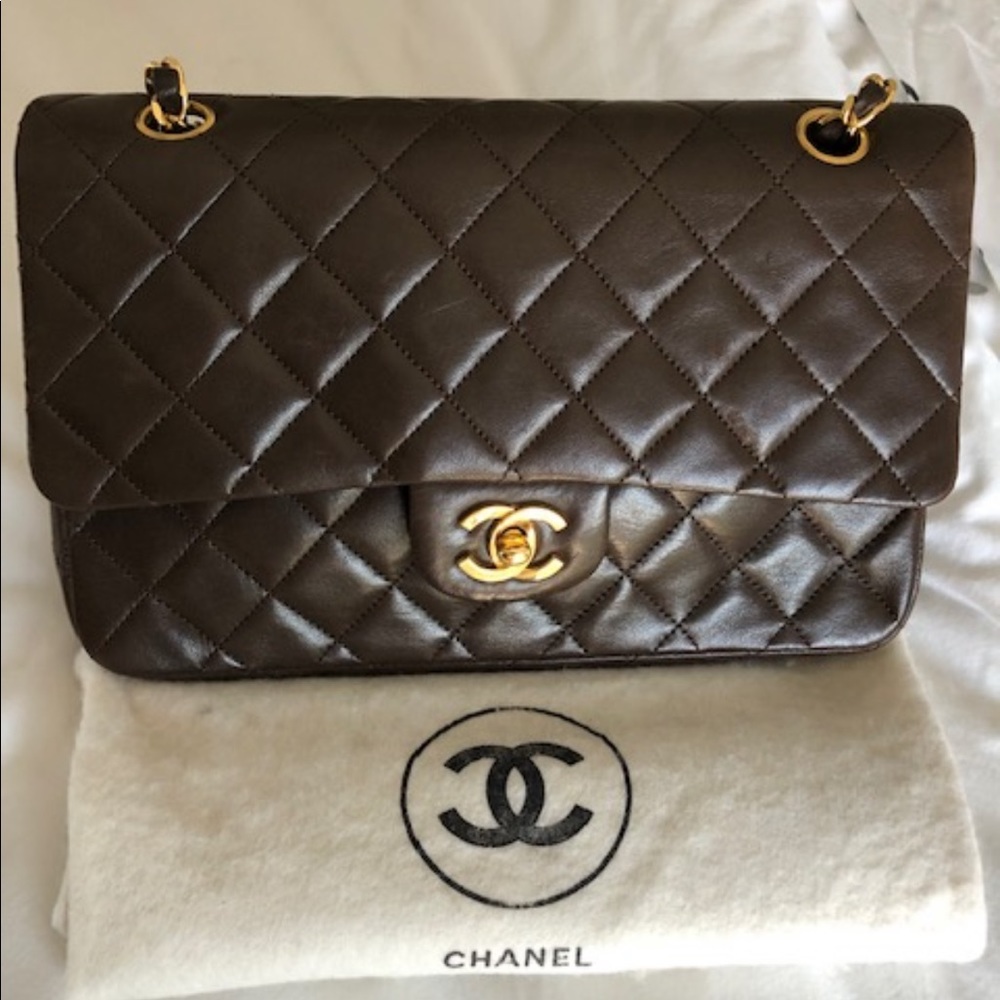 Genuine leather Chanel handbag